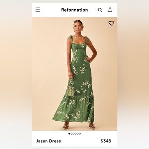 Reformation jasen dress (2021 version) blue floral